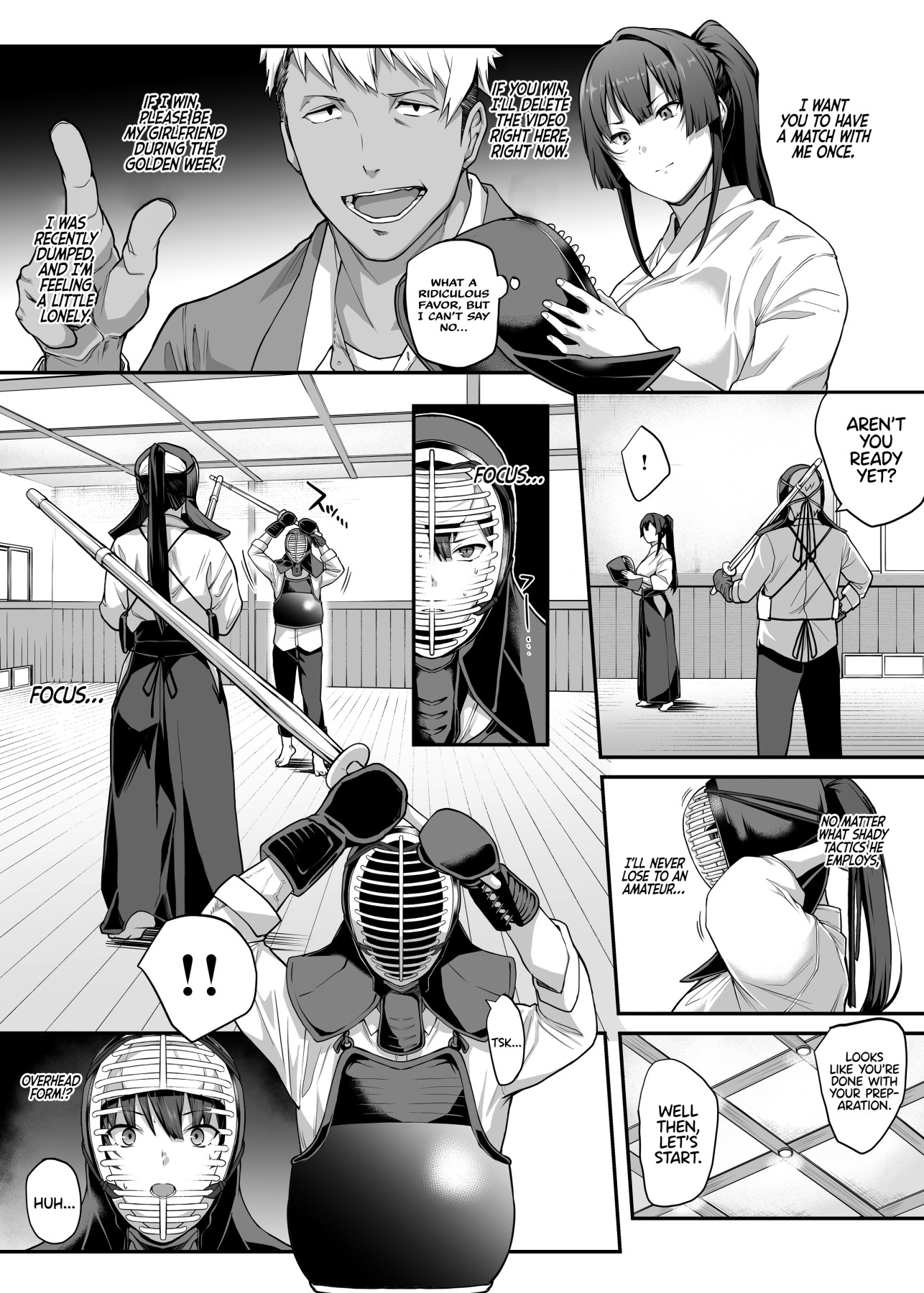 Hentai Manga Comic-There's No Way My Hot Girlfriend Who Is My Childhood Friend And Captain of the Kendo Club Would Fall For Those Playboys-v22m-v22m-v22m-Read-17